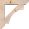 Ekena Millwork Westlake Slat Smooth Bracket w/ Offset Brace, Douglas Fir, 7 1/2"W x 36"D x 36"H BKT0806X36X36WTL06SDF - alternate 3